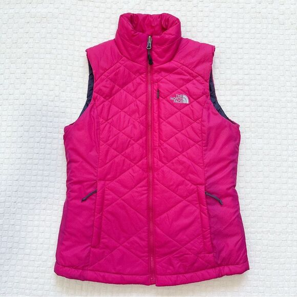 The North Face Women’s Quilted Puffer Vest Size Small Pink - Picture 1 of 14